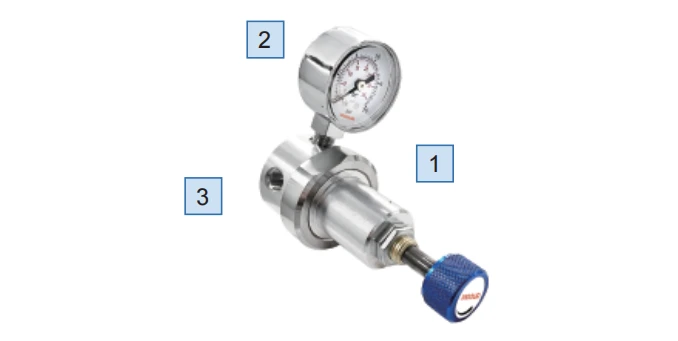 Low pressure high flow regulator Low pressure high flow regulator